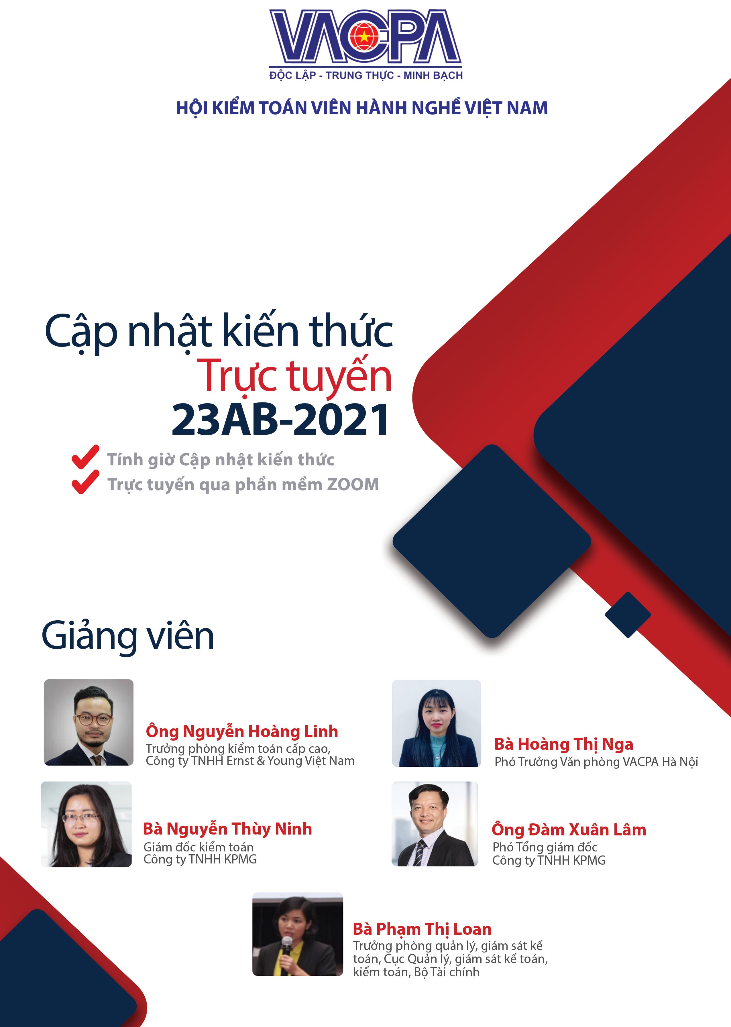 Thư Mời Tham Dự Lớp Cnkt Online 23ab 2021 Ngày 15 16 1762021